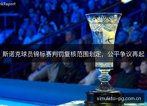 斯诺克球员锦标赛判罚复核范围划定，公平争议再起